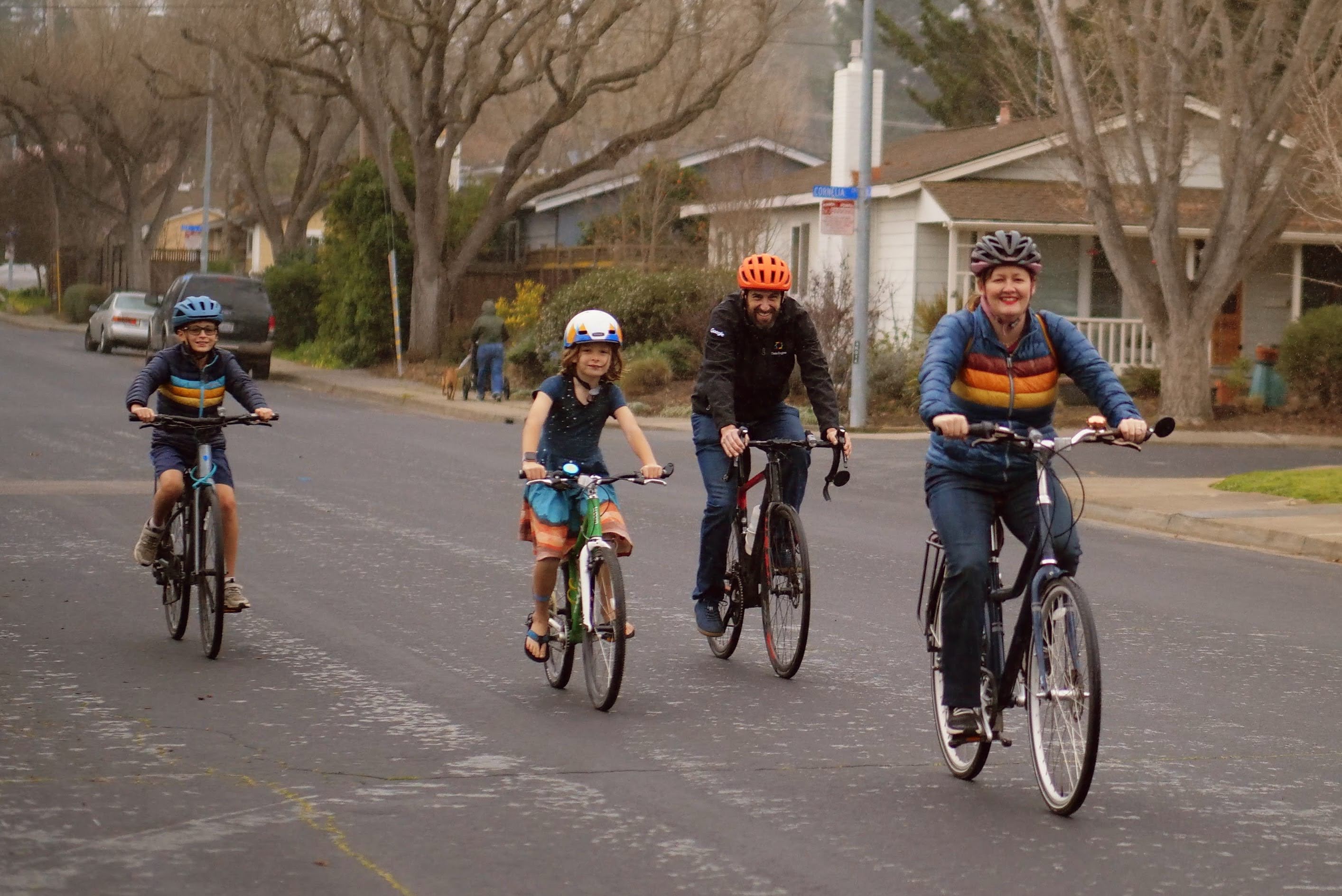 Biking in the commumnity